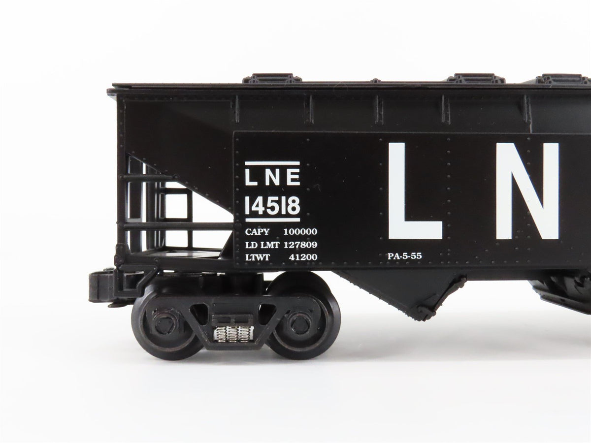 O Gauge 3-Rail K-Line K621-3721 LNE Lehigh &amp; New England 2 Bay Hopper 14518