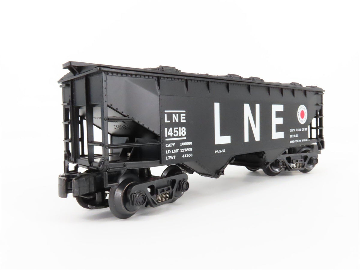 O Gauge 3-Rail K-Line K621-3721 LNE Lehigh &amp; New England 2 Bay Hopper 14518
