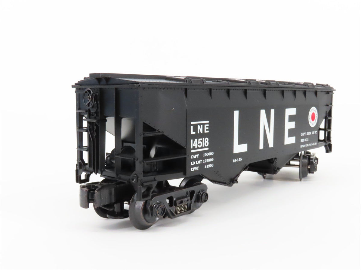 O Gauge 3-Rail K-Line K621-3721 LNE Lehigh &amp; New England 2 Bay Hopper 14518