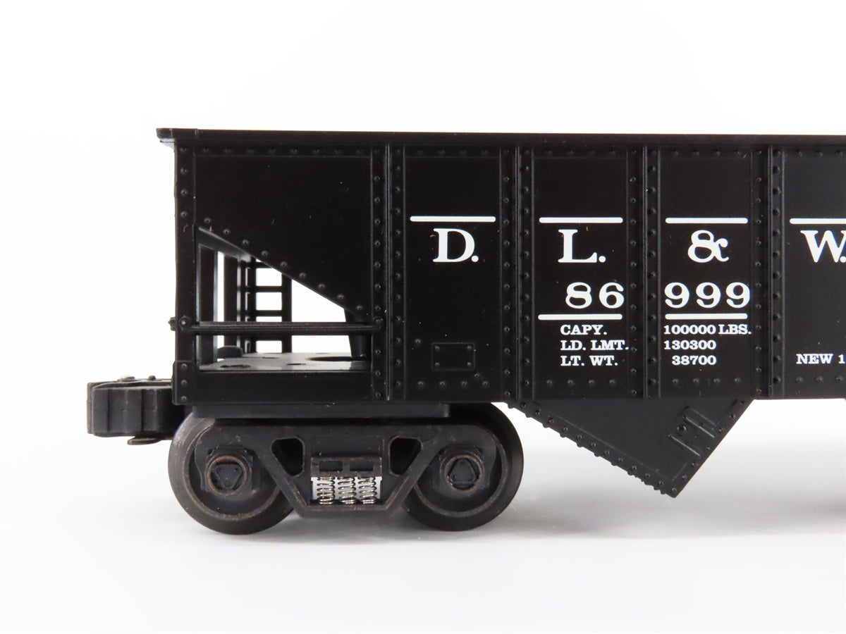 O Gauge 3-Rail K-Line K622-1471 DL&amp;W Lackawanna 2 Bay Hopper w/.Load 86999