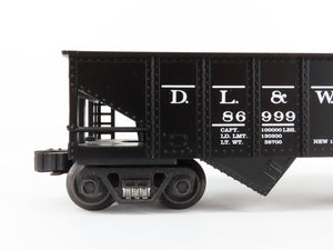 O Gauge 3-Rail K-Line K622-1471 DL&W Lackawanna 2 Bay Hopper w/.Load 86999