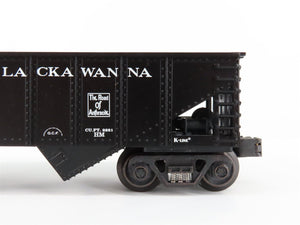 O Gauge 3-Rail K-Line K622-1471 DL&W Lackawanna 2 Bay Hopper w/.Load 86999