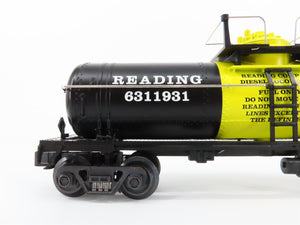 O Gauge 3-Rail K-Line K631-1931 RDG Reading Single Dome Tank Car 6311931