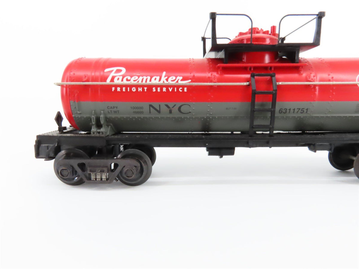 O Gauge 3-Rail K-Line K631-1751 NYC Pacemaker Single Dome Tank Car 6311751