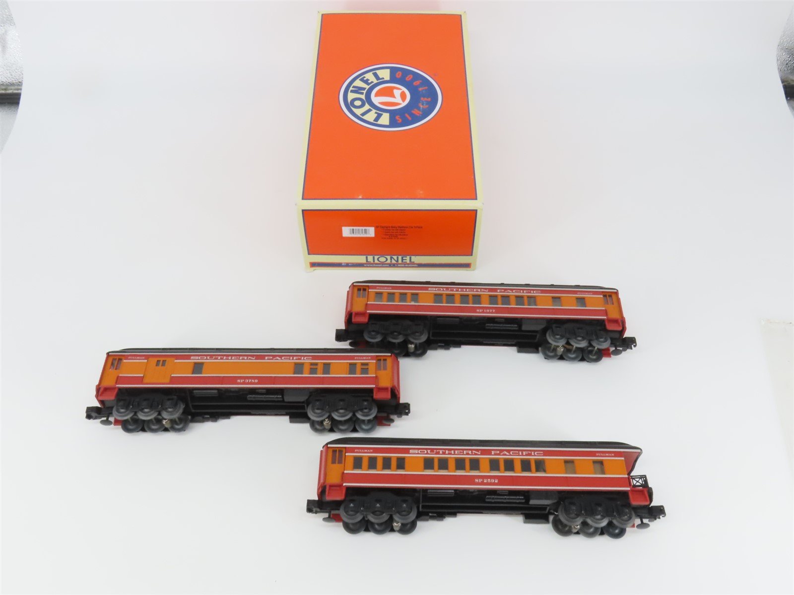 O Gauge 3-Rail Lionel 6-81649 SP Southern Pacific Madison Passenger 3-Car Set