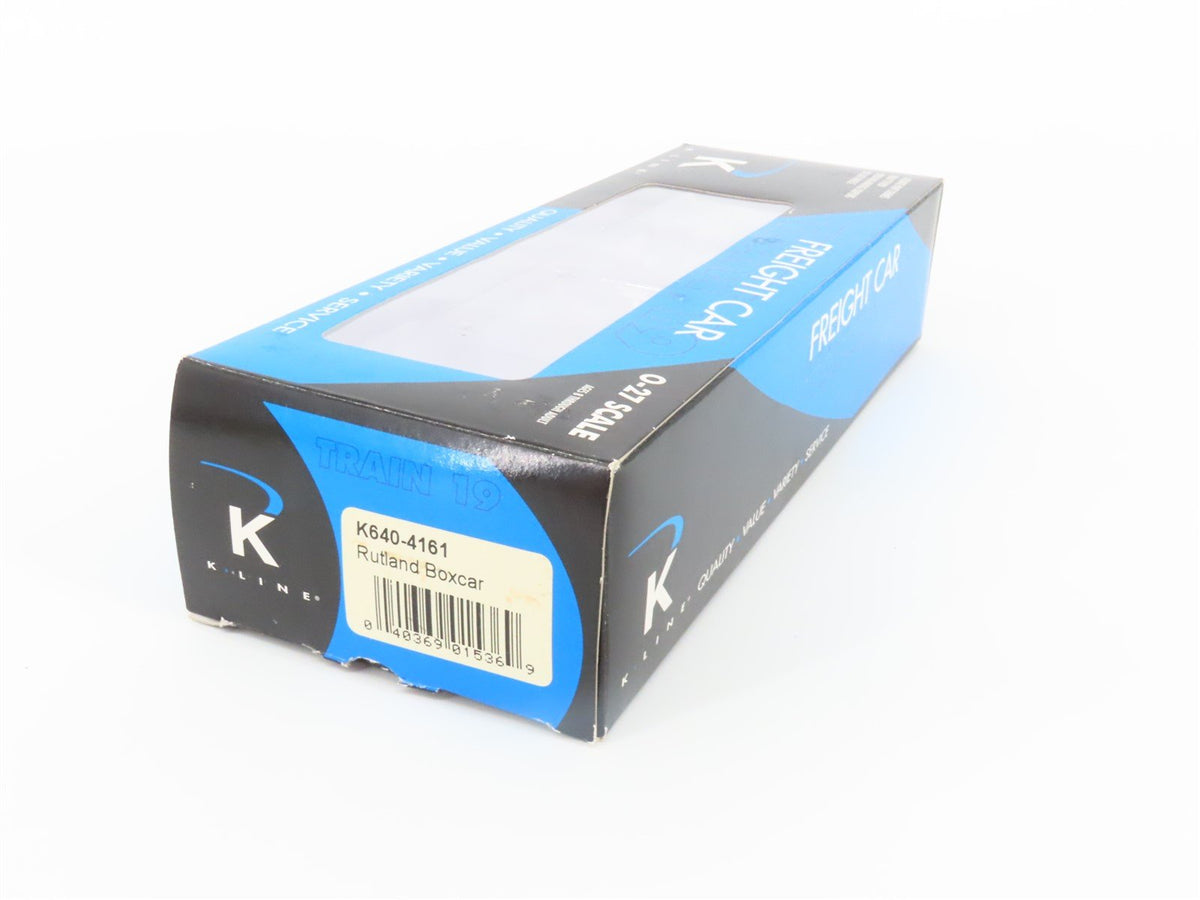 O Gauge 3-Rail K-Line K640-4161 Rutland Green Mt. Gateway Boxcar 6404161