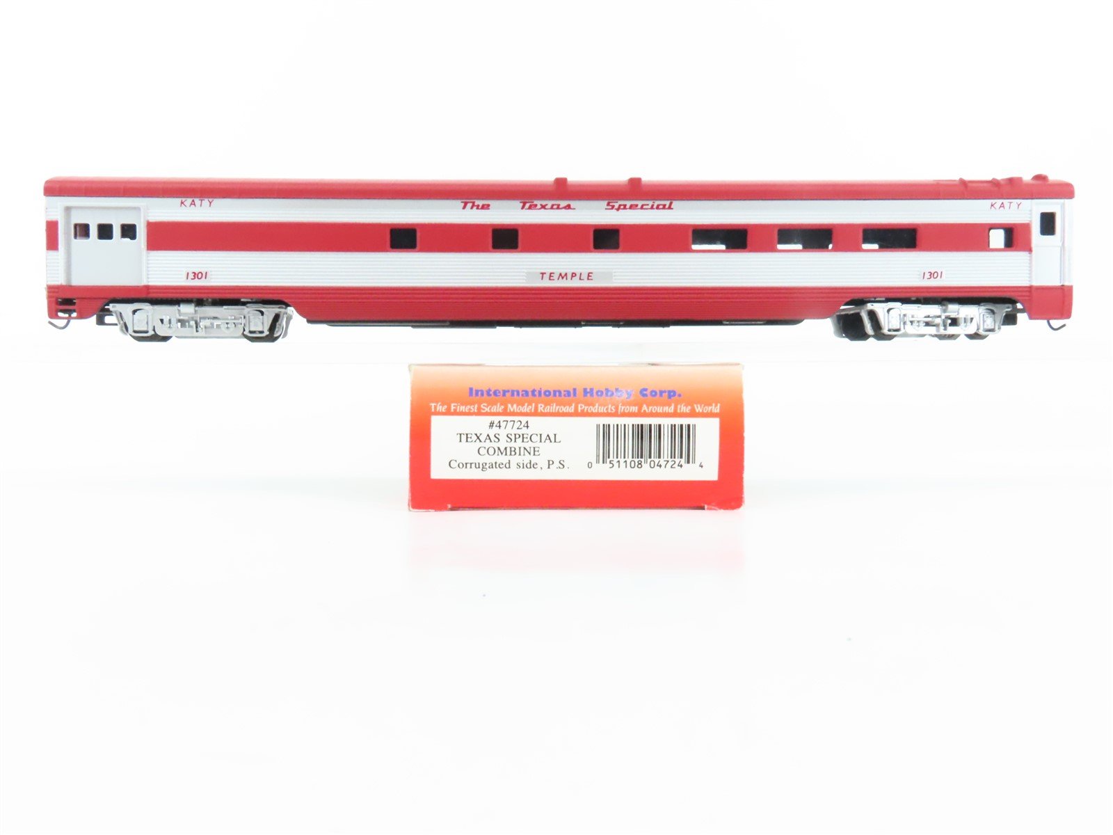 HO Scale IHC Premier Series 47724 MKT Katy Texas Special Combine Passenger #1301