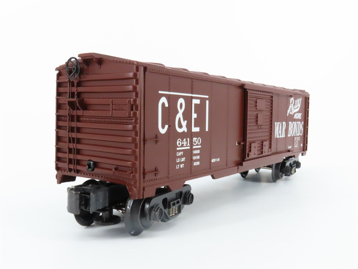 O Gauge 3-Rail K-Line K640-3251 C&amp;EI &quot;Buy More War Bonds&quot; Boxcar #64150