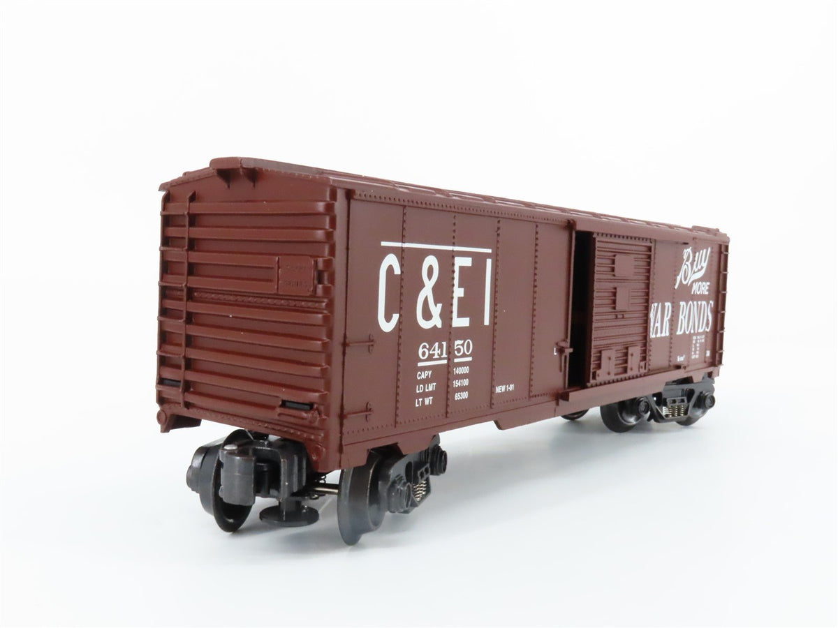 O Gauge 3-Rail K-Line K640-3251 C&amp;EI &quot;Buy More War Bonds&quot; Boxcar #64150