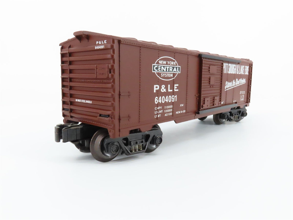 O Gauge 3-Rail K-Line K640-4091 P&amp;LE Pittsburgh &amp; Lake Erie Boxcar #6404091