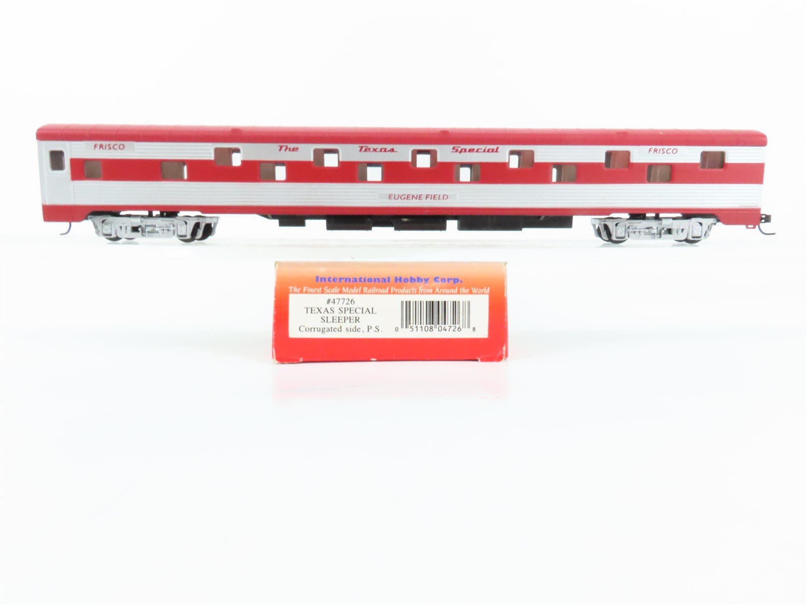 HO Scale IHC Premier Series 47726 SL-SF Frisco Texas Special Sleeper Passenger