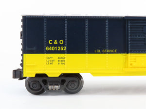 O Gauge 3-Rail K-Line K640-1252 C&O Chesapeake & Ohio Boxcar #6401252