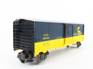 O Gauge 3-Rail K-Line K640-1252 C&O Chesapeake & Ohio Boxcar #6401252