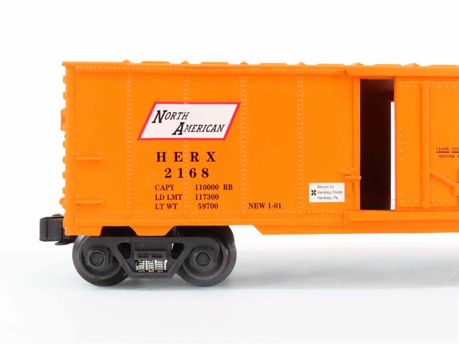 O Gauge 3-Rail K-Line K640-8011 HERX Hershey Foods Boxcar #269879