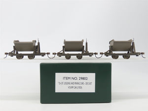 On30 Scale 2-Rail Bachmann Spectrum 29802 Die-Cast Unlettered V-Dump Cars 3-Pk.