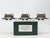 On30 Scale 2-Rail Bachmann Spectrum 29802 Die-Cast Unlettered V-Dump Cars 3-Pk.