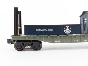 O Gauge 3-Rail K-Line K682-1091 B&O Baltimore & Ohio Work Caboose #6821091