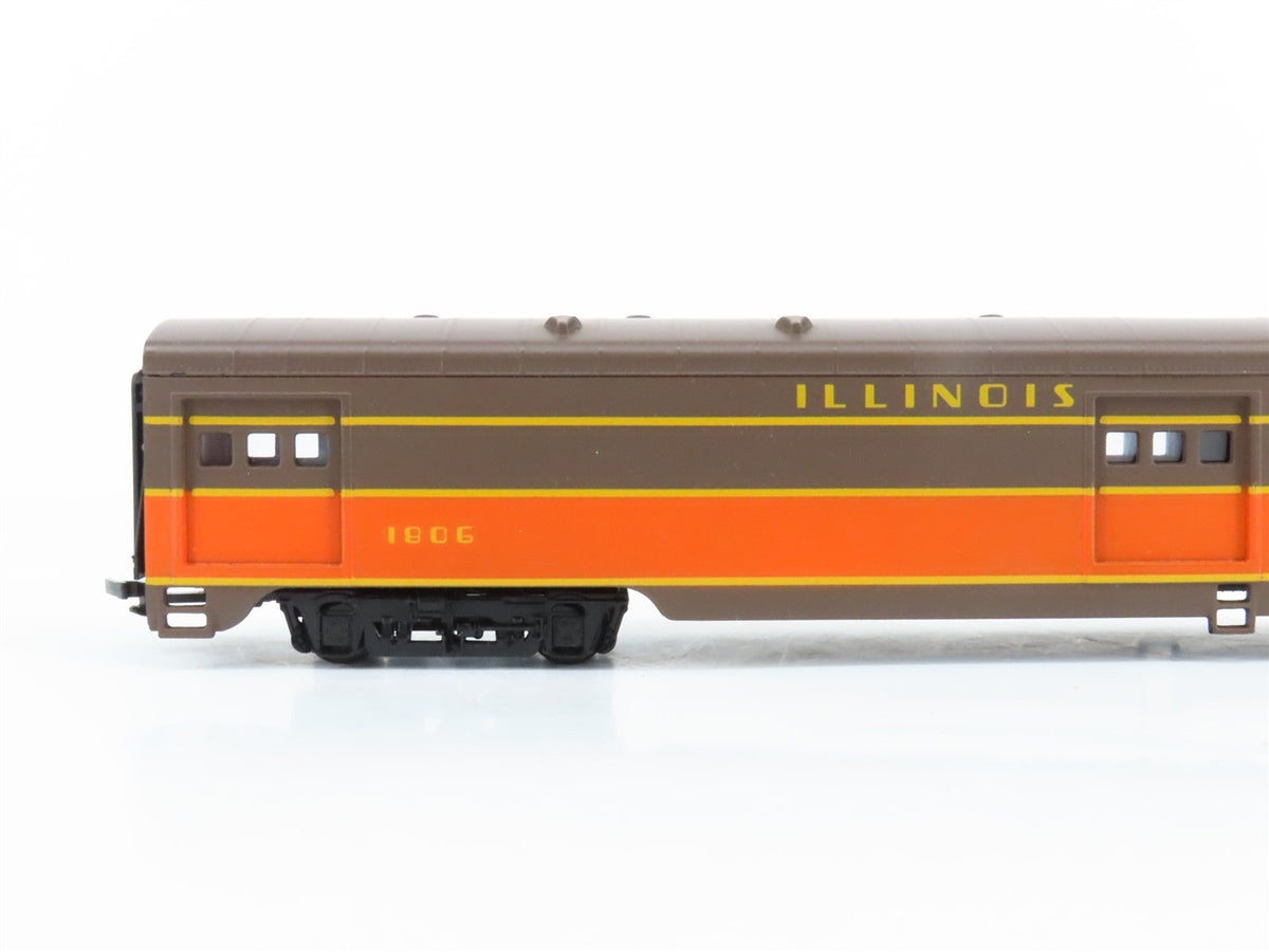 HO Scale IHC Premier Series 48110 IC Illinois Central Baggage Passenger #1806
