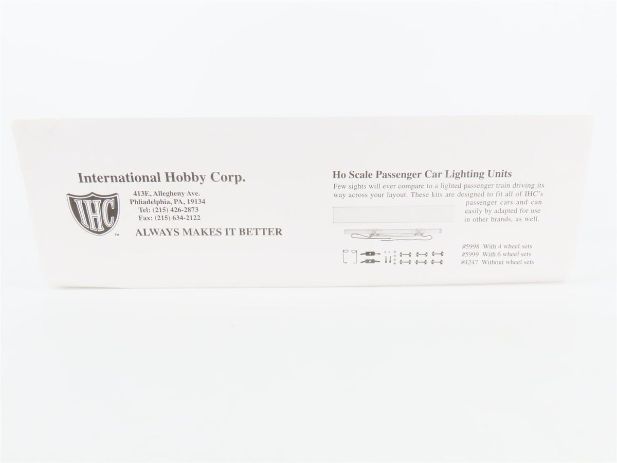 HO Scale IHC Premier Series 48115 IC Illinois Central RPO Passenger #2109