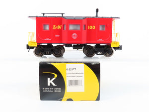O Gauge 3-Rail K-Line 6-22177 L&N Louisville & Nashville Lighted Caboose #100