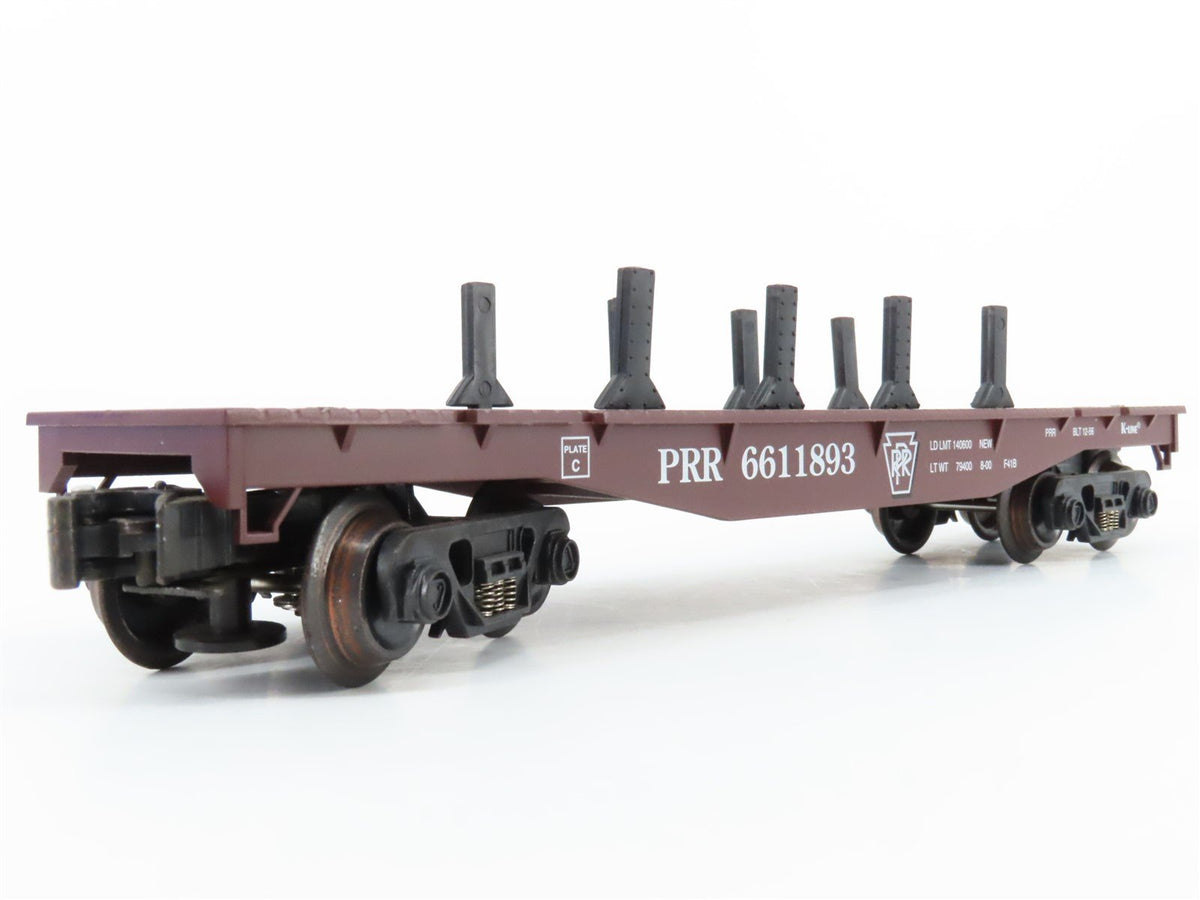O Gauge 3-Rail K-Line K661-1893 PRR Pennsylvania Flatcar w/Load #6611893