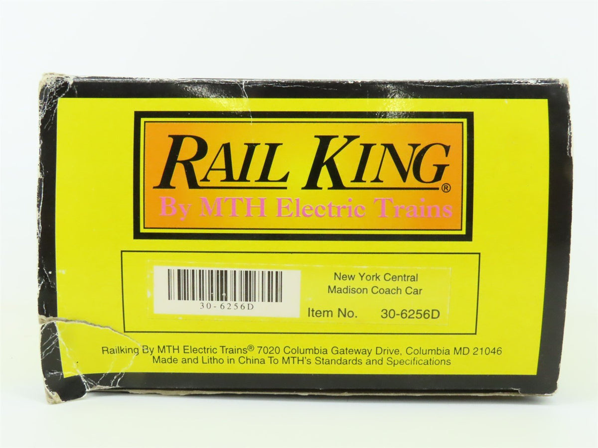 O Gauge 3-Rail MTH Rail King 30-6256D NYC New York Central Coach Passenger
