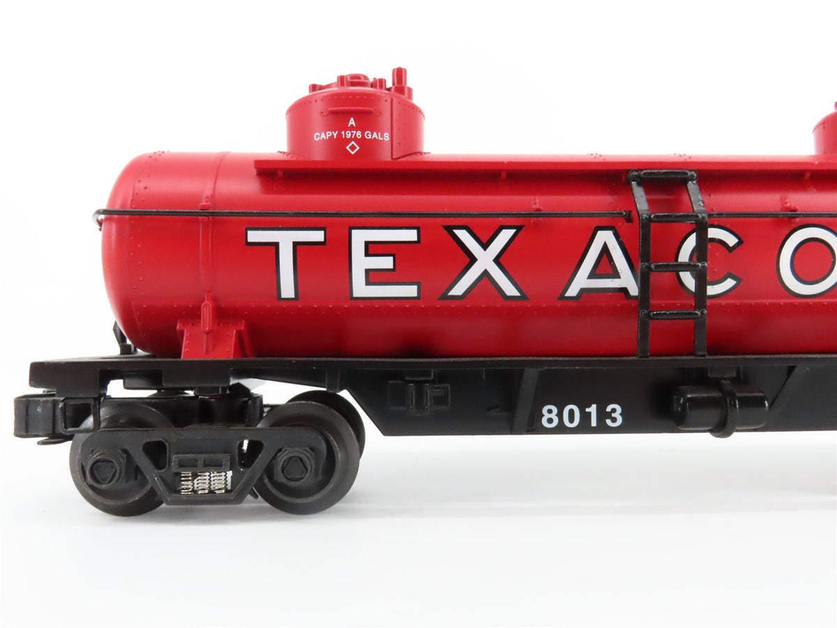O Gauge 3-Rail K-Line K635-8013 Texaco 2 Dome Tank Car #8013