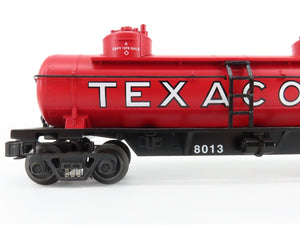 O Gauge 3-Rail K-Line K635-8013 Texaco 2 Dome Tank Car #8013