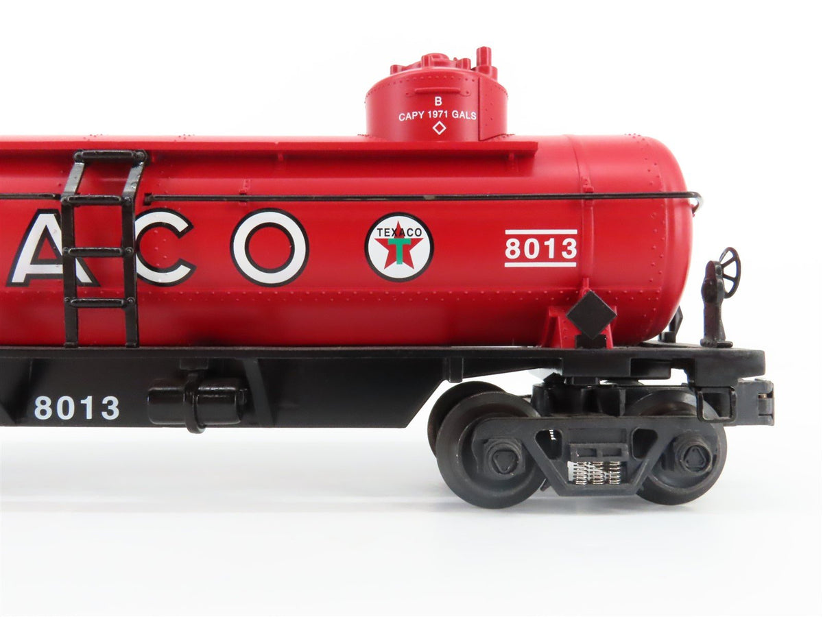 O Gauge 3-Rail K-Line K635-8013 Texaco 2 Dome Tank Car #8013