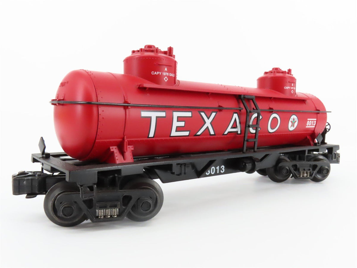 O Gauge 3-Rail K-Line K635-8013 Texaco 2 Dome Tank Car #8013