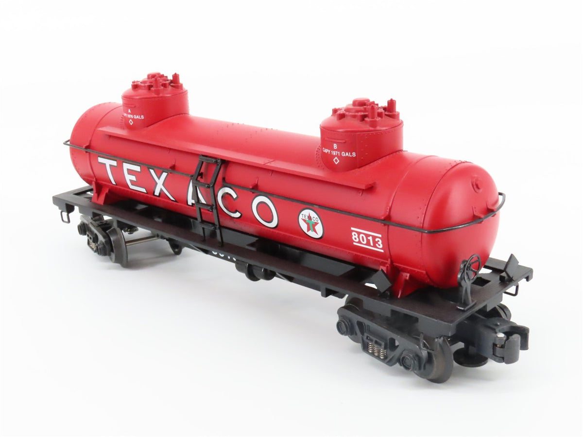 O Gauge 3-Rail K-Line K635-8013 Texaco 2 Dome Tank Car #8013