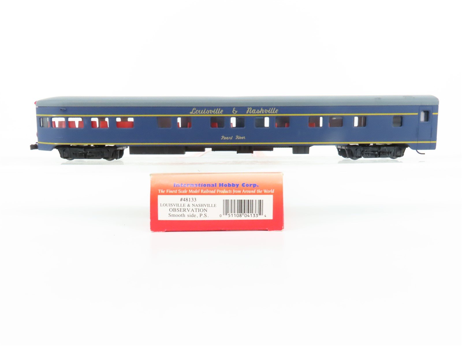 HO Scale IHC Premier Series 48133 L&N Observation Passenger "Pearl River"