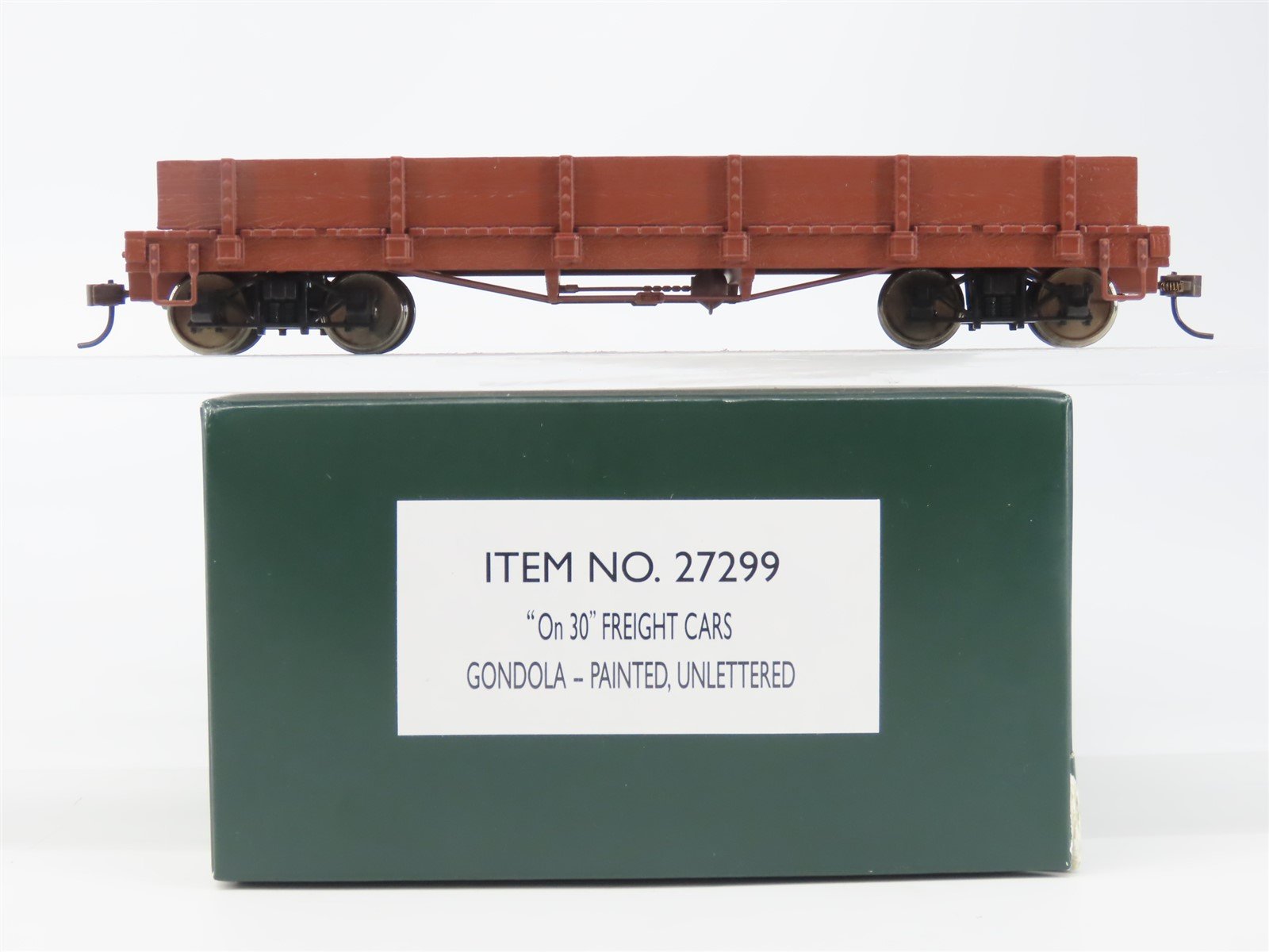 On30 Scale Bachmann Spectrum 27299 Painted, Unlettered Gondola