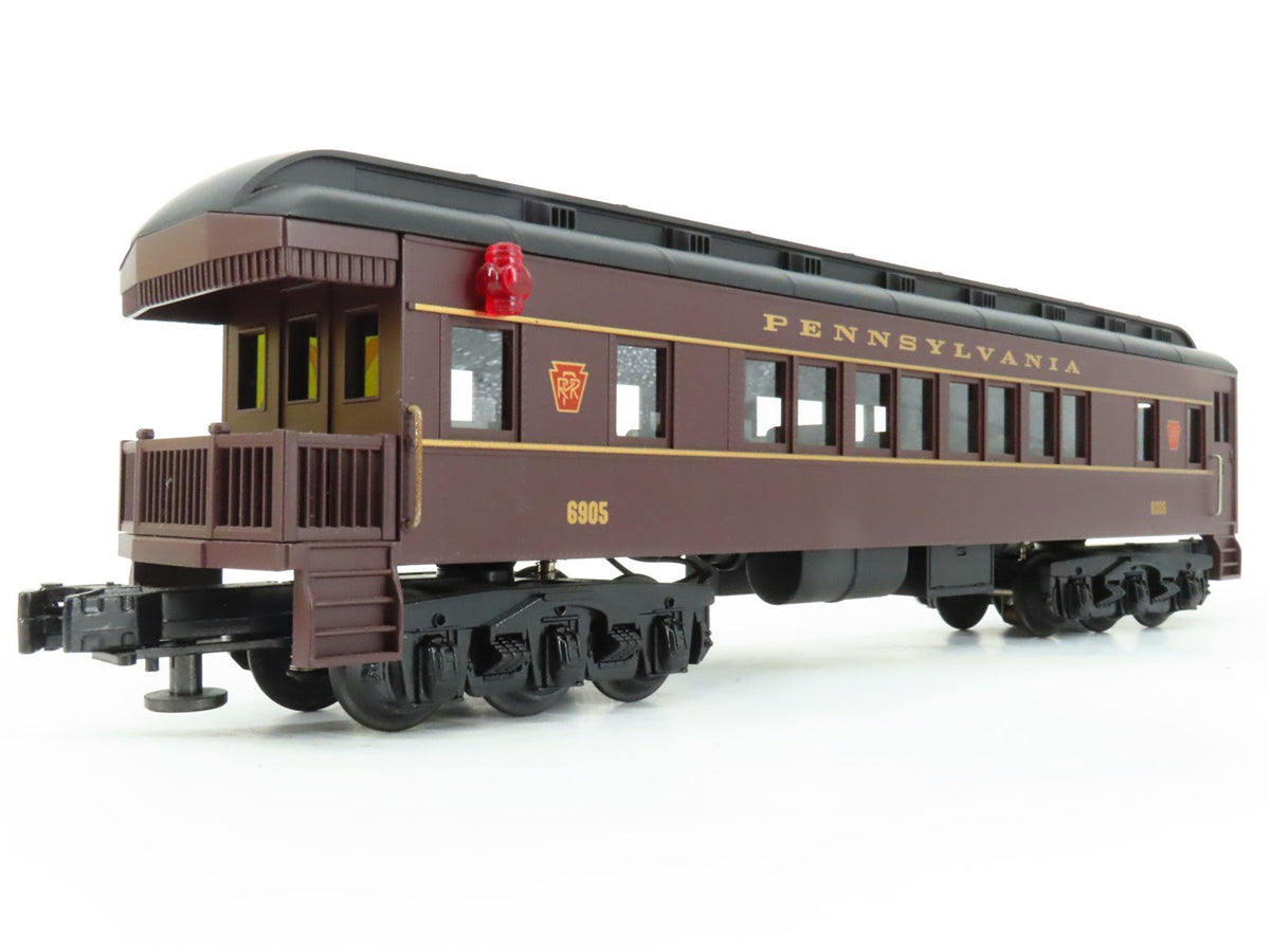 O Gauge 3-Rail MTH Rail King 33-6203 PRR Pennsylvania Observation Passenger 6905