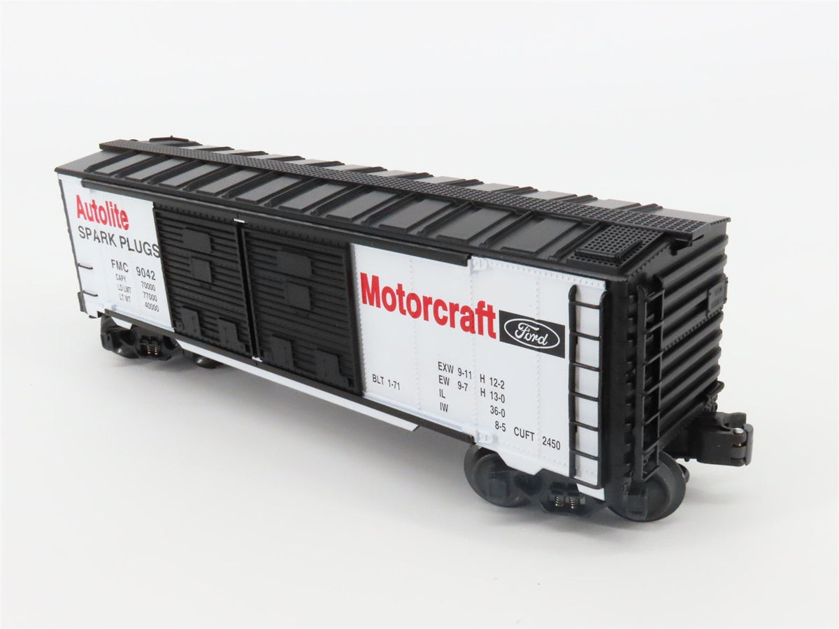 O Gauge 3-Rail K-Line K644-6001 Ford Motorcraft Autolite Spark Plugs Boxcar 9042