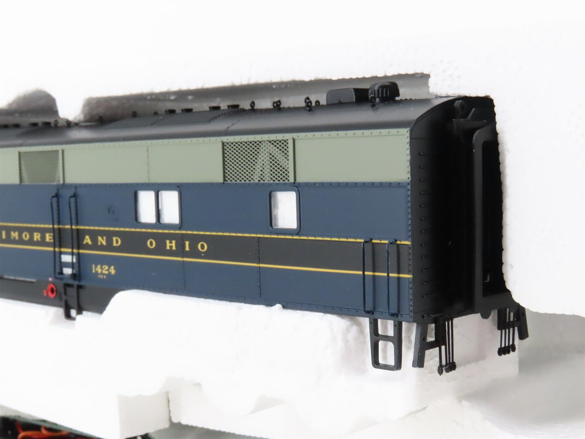 HO Scale Proto 2000 920-40525 B7O Baltimore &amp; Ohio E7A Diesel #1424 wDCC &amp; Sound