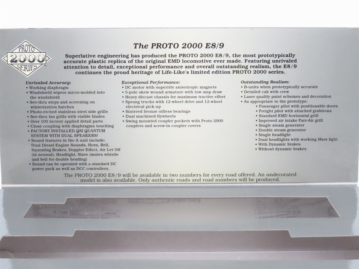 HO Proto 2000 920-31732 B&amp;O Baltimore &amp; Ohio E8/9A Diesel #1436 w/ DCC &amp; Sound
