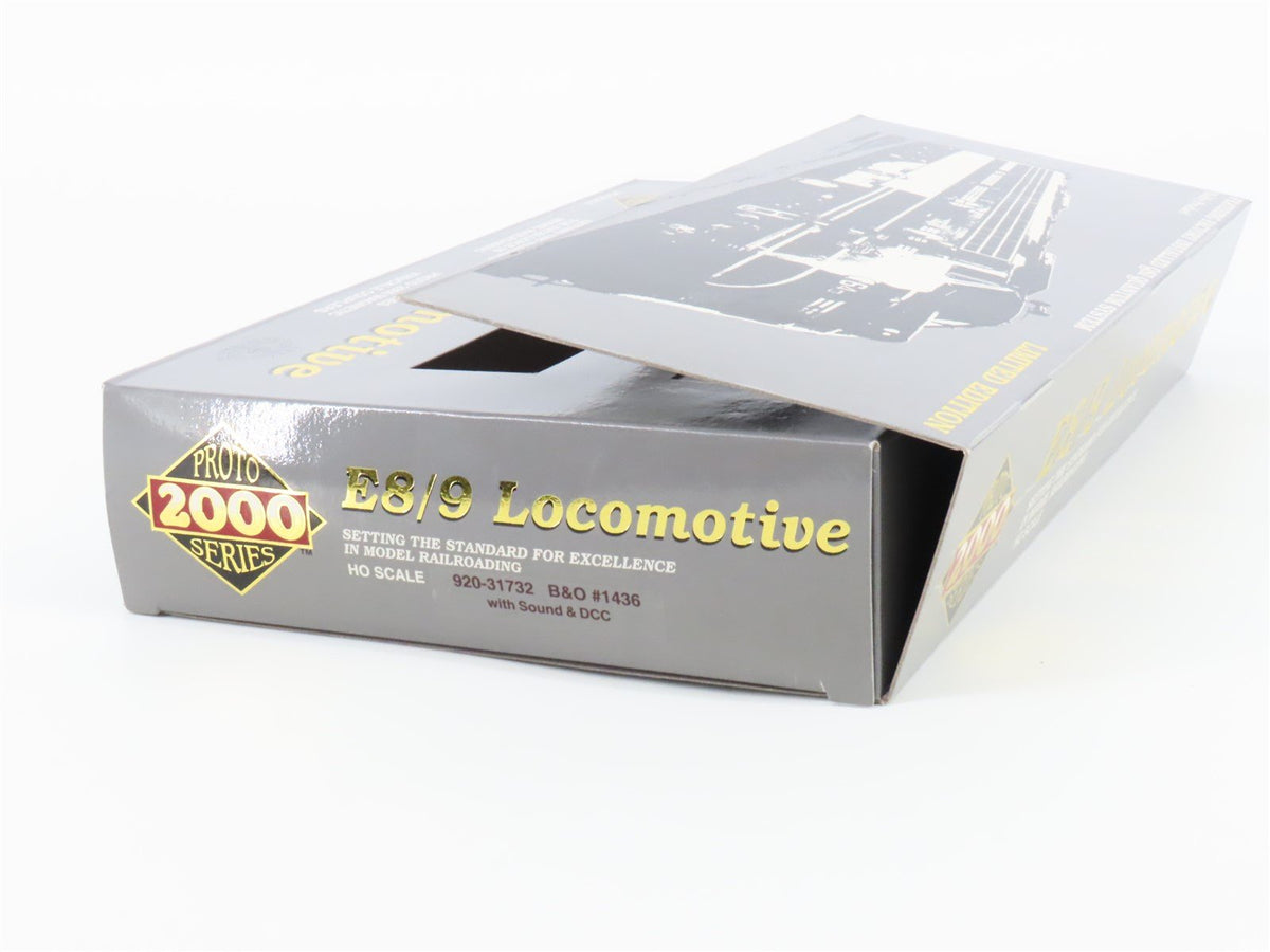 HO Proto 2000 920-31732 B&amp;O Baltimore &amp; Ohio E8/9A Diesel #1436 w/ DCC &amp; Sound