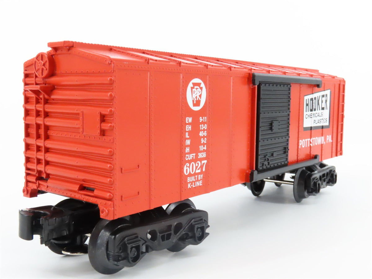 O Gauge 3-Rail K-Line K-5154005 PRR Pennsylvania Hooker Chemical Boxcar #6027