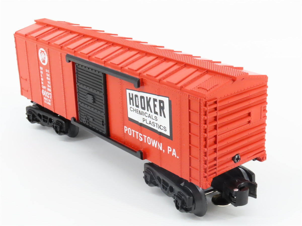 O Gauge 3-Rail K-Line K-5154005 PRR Pennsylvania Hooker Chemical Boxcar #6027