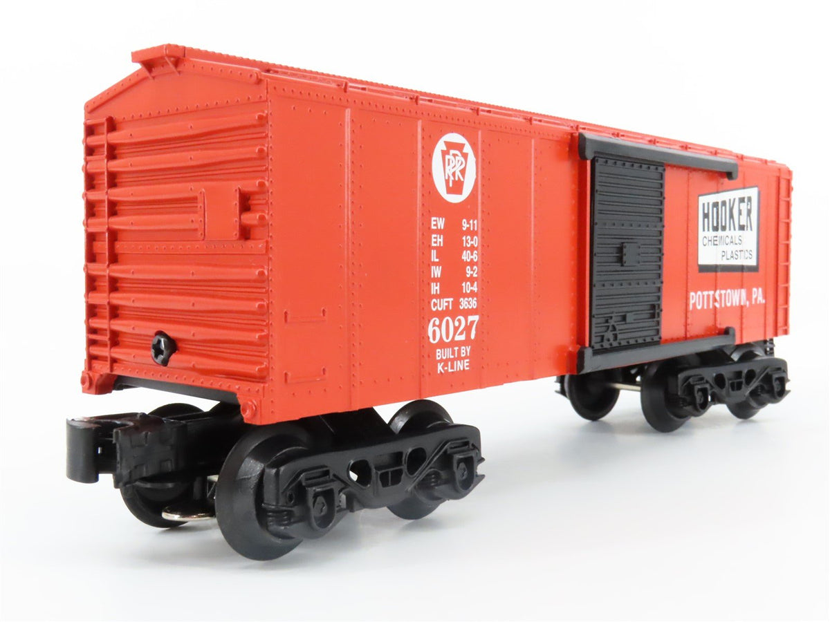 O Gauge 3-Rail K-Line K-5154005 PRR Pennsylvania Hooker Chemical Boxcar #6027