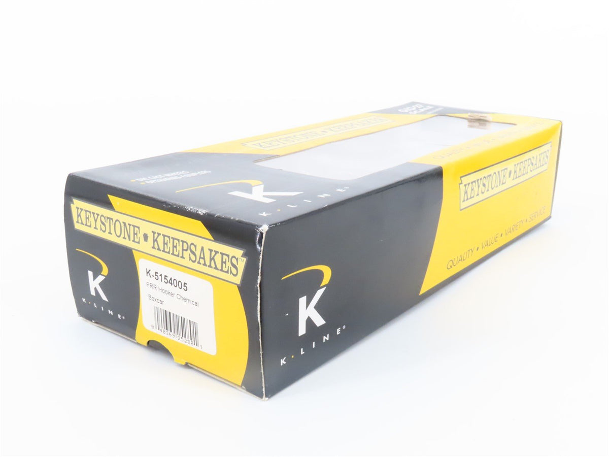O Gauge 3-Rail K-Line K-5154005 PRR Pennsylvania Hooker Chemical Boxcar #6027
