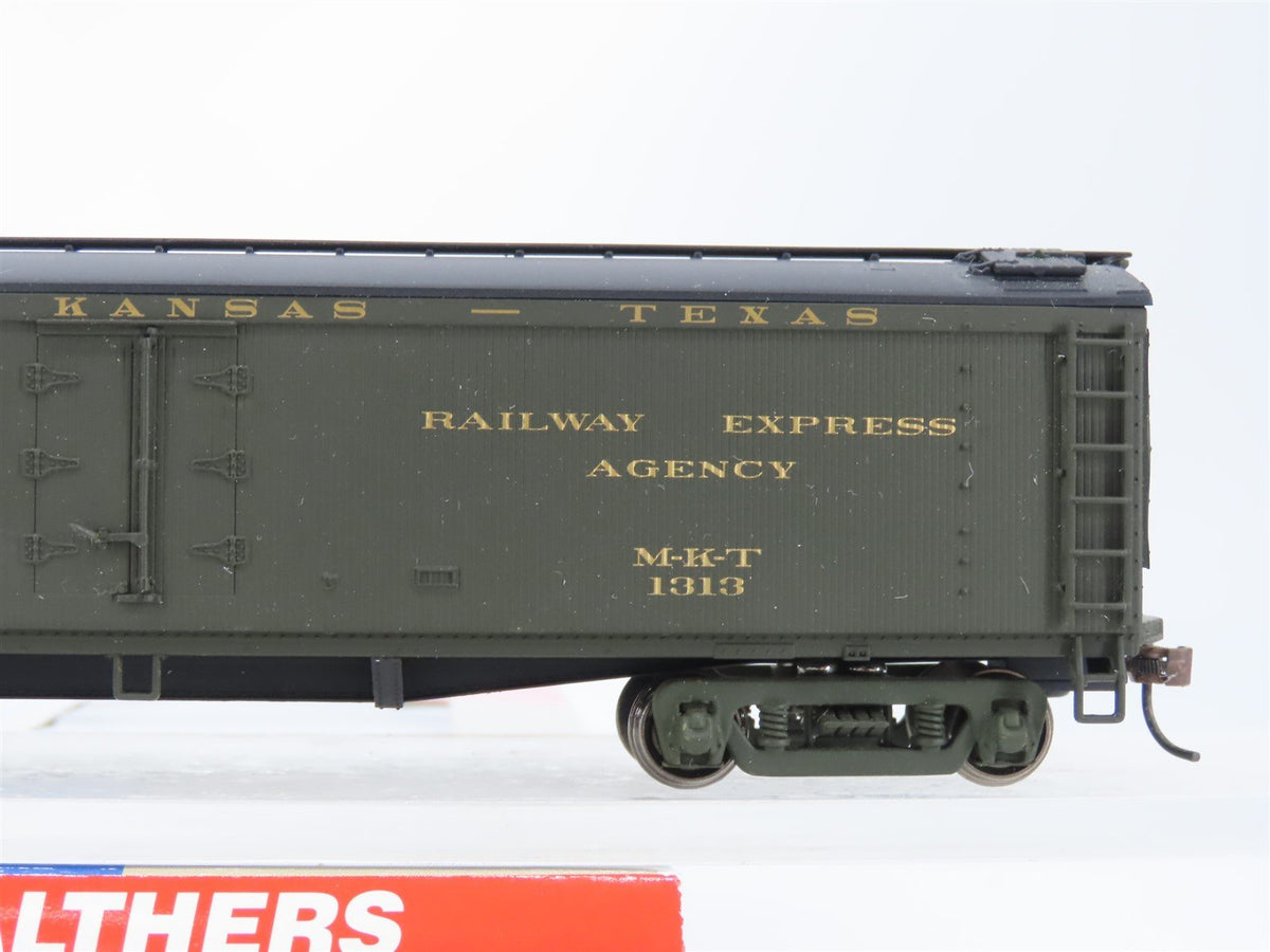 HO Scale Walthers 932-5490 MKT Missouri Kansas Texas GACX Wood Reefer #1313