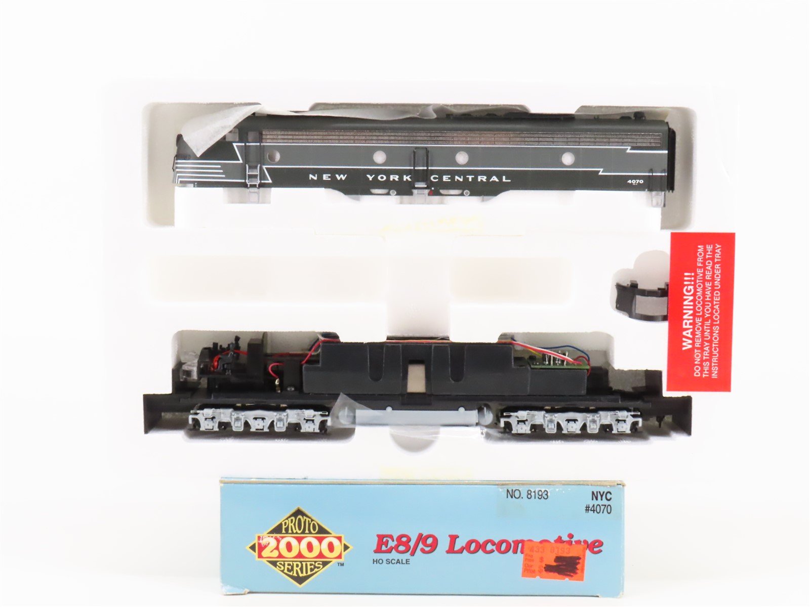 HO Scale Proto 2000 8193 NYC New York Central E8/9A Diesel Locomotive #4070