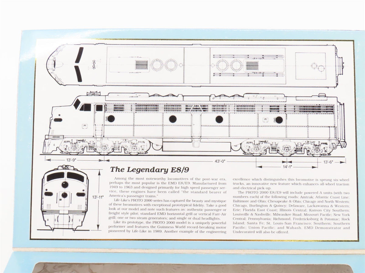 HO Scale Proto 2000 8092 B&amp;O Baltimore &amp; Ohio E8/9A Diesel Locomotive #28