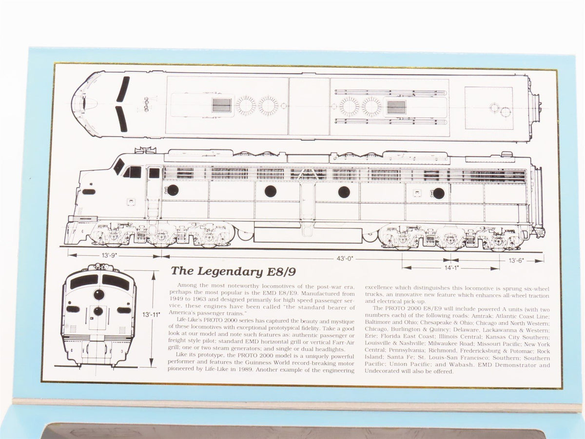 HO Scale Proto 2000 8087 B&amp;O Baltimore &amp; Ohio E8/9A Diesel Locomotive #26