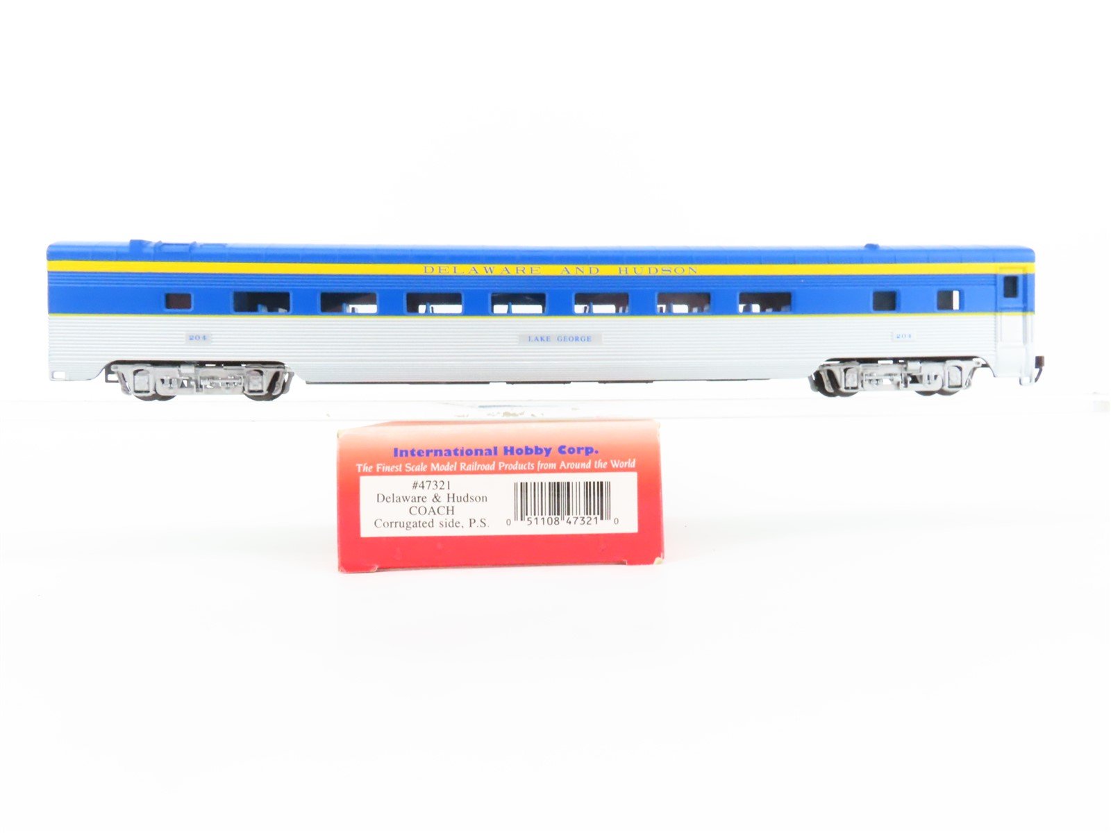 HO IHC Premier 47321 D&H Delaware & Hudson Coach Passenger #204 "Lake George"