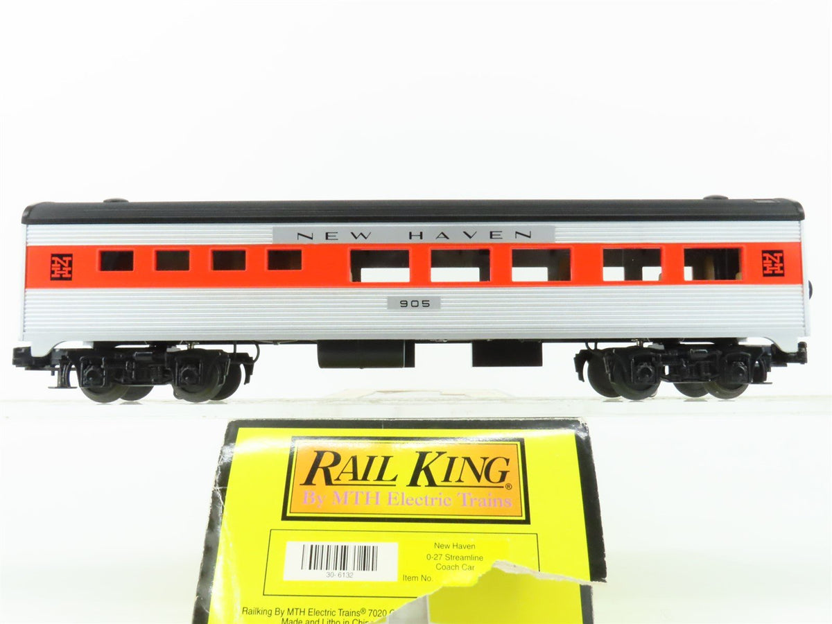 O Gauge 3-Rail MTH Rail King 30-6132 NH New Haven Railroad Coach Passenger #905