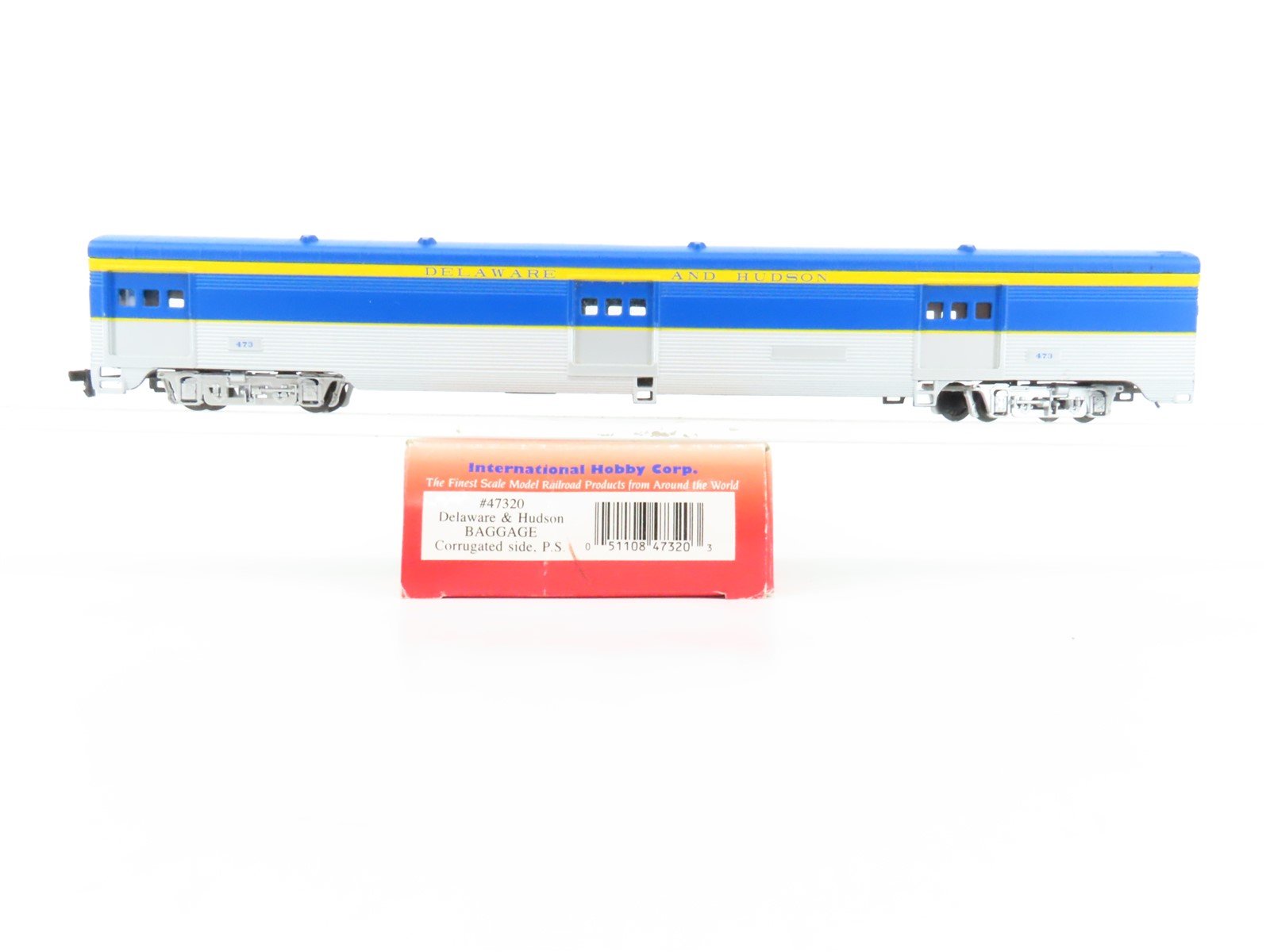 HO Scale IHC Premier Series 47320 D&H Delaware & Hudson Baggage Passenger #473