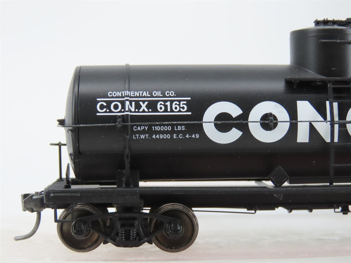 HO Scale Red Caboose RR-33005-18 CONX Conoco Single Dome Tank Car #6165